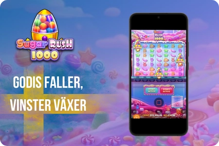 Fallande symboler i Sugar Rush 1000